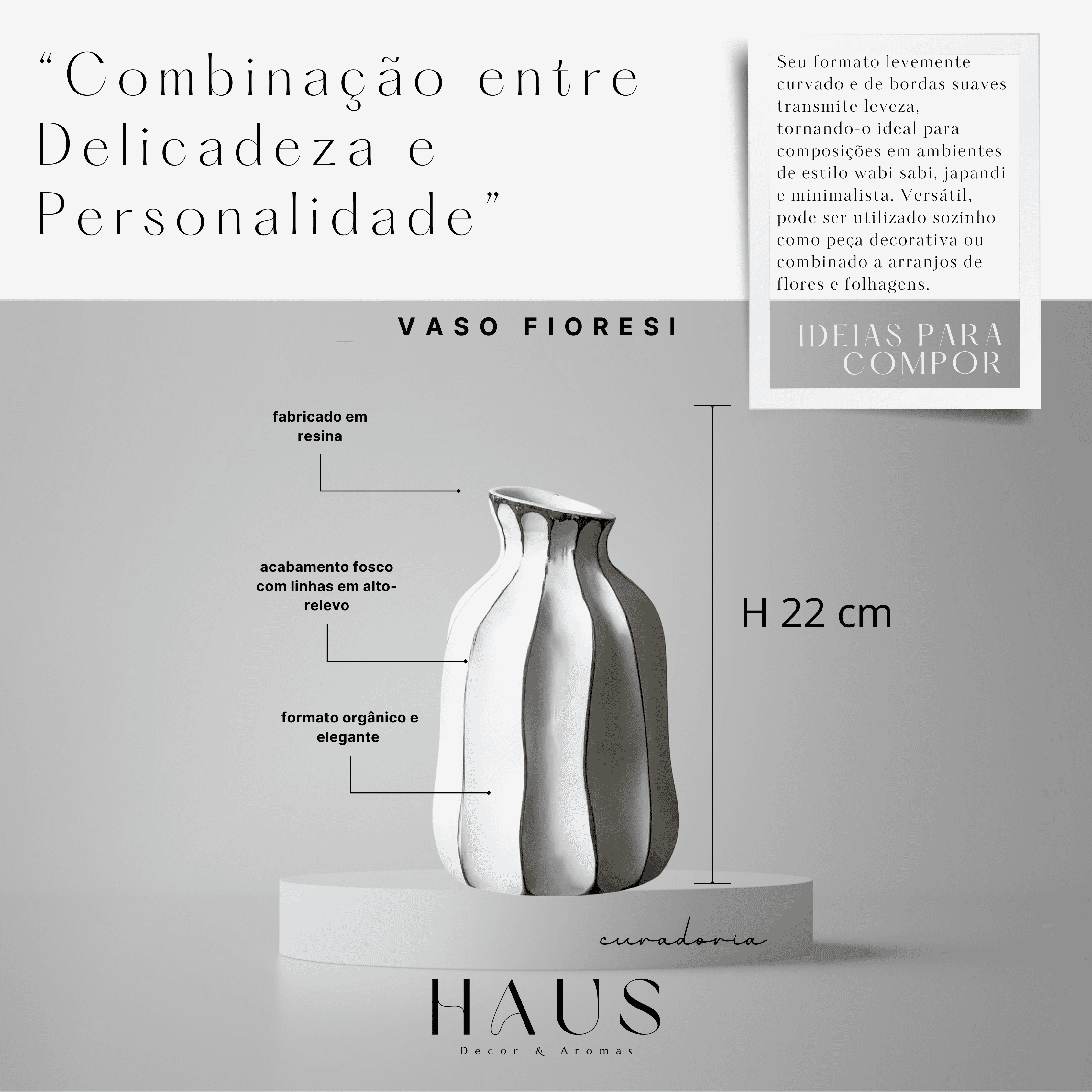 Vaso Fioresi Branco miniatura 4