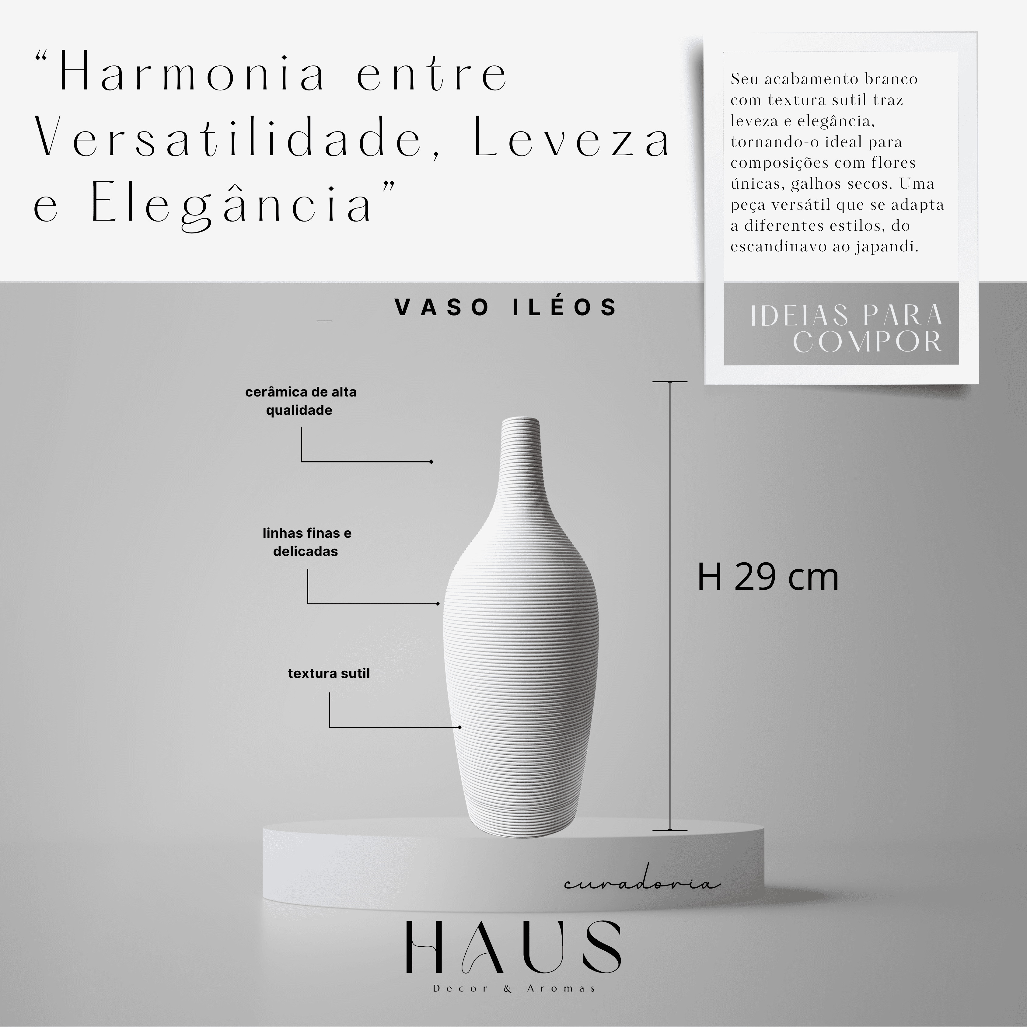 Vaso Ileos Branco miniatura 4